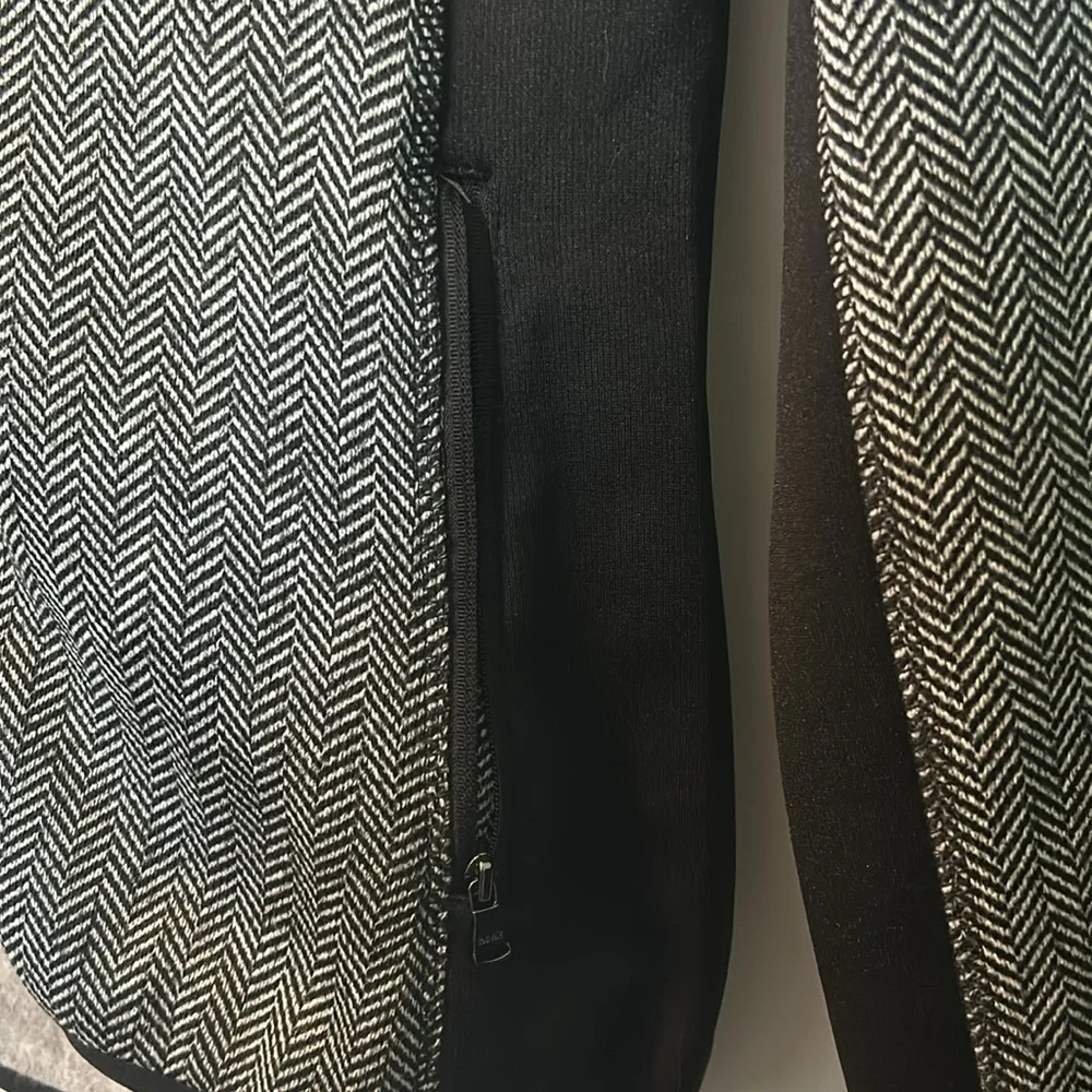 NWT | Marc New York‎ | Black and White Herringbone Jacket | Sz Large